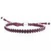 Harbour Uk Bracelets Red Rope & Silver Bracelet For Men London Connection