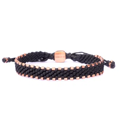 Harbour Uk Bracelets Solid Copper Bracelet For Mens All Black - Hampton Connection
