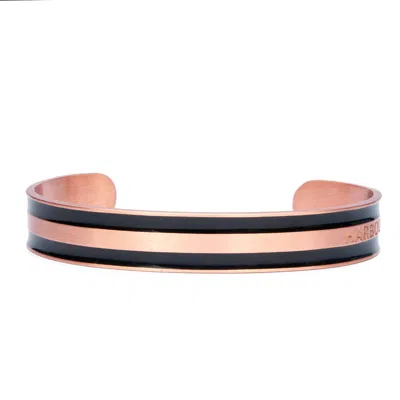 Harbour Uk Bracelets Solid Copper Cuff For Men - Chunky & Minimalist - The Boss In Gray