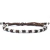 Harbour Uk Bracelets Viking Bracelet For Men - Handmade Of Vegan Rope And Silver - Yule - Brown In Brown