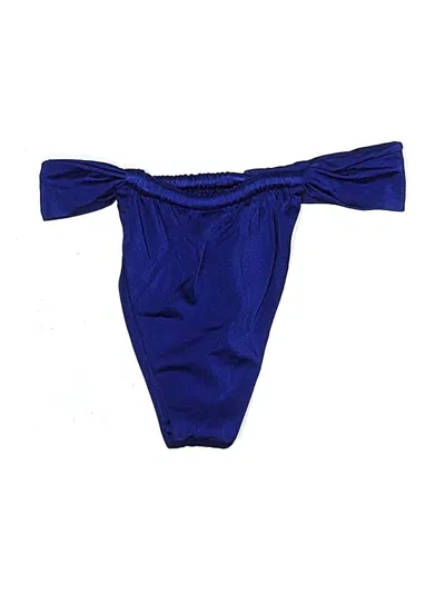Pre-owned Hard Swimwear Swimsuit Bottoms In Blue