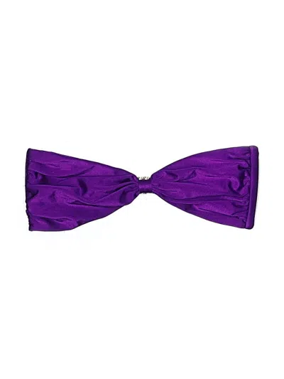 Pre-owned Hard Swimwear Swimsuit Top Purple Swimwear