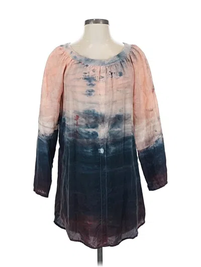 Pre-owned Hard Tail 3/4 Sleeve Blouse In Pink