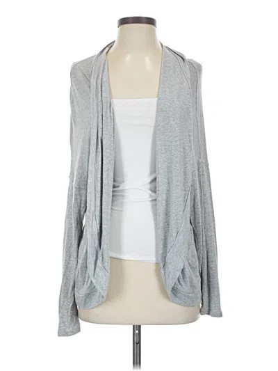 Pre-owned Hard Tail Cardigan Sweater In Gray