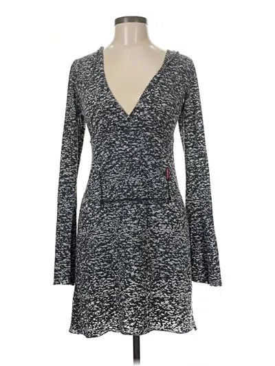 Pre-owned Hard Tail Cardigan Sweater In Gray