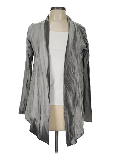 Pre-owned Hard Tail Cardigan Sweater In Gray