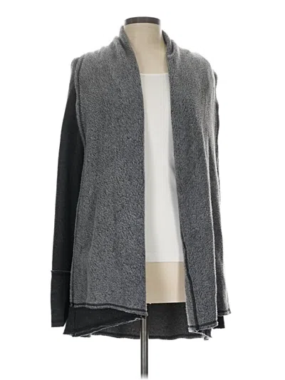 Pre-owned Hard Tail Cardigan Sweater In Gray