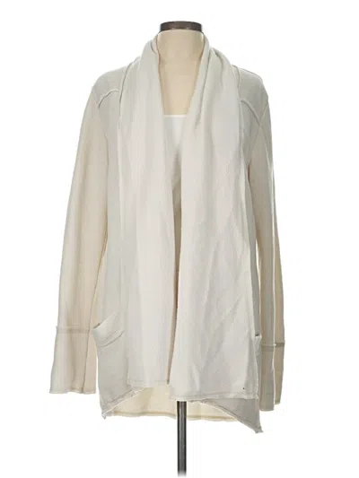 Pre-owned Hard Tail Cardigan Sweater In Ivory