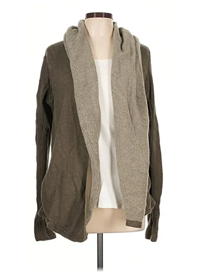 Pre-owned Hard Tail Cardigan Sweater In Tan