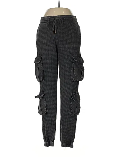 Pre-owned Hard Tail Cargo Pants In Black