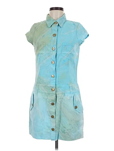 Pre-owned Hard Tail Casual Dress In Teal