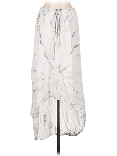 Pre-owned Hard Tail Casual Skirt In Silver