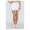 Hard Tail Forever Women's Anja Faux Wrap Skort In Fading Leaves White In White