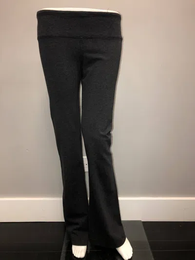 Hard Tail Forever Women's Flat Waist Bootleg Leggings In Charcoal
