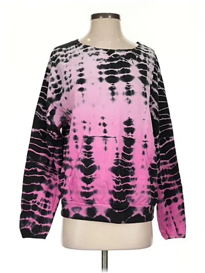 Pre-owned Hard Tail Pullover Sweater In Pink