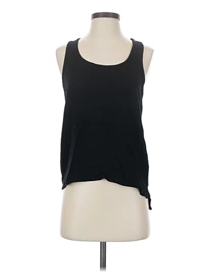 Pre-owned Hard Tail Tank Top Black Halter Neckline Tops