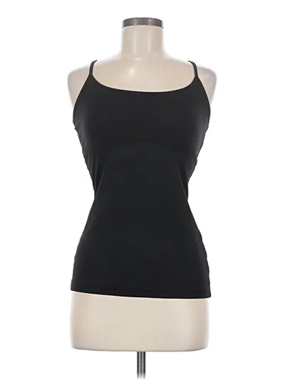 Pre-owned Hard Tail Tank Top Black Strapless Neckline Tops