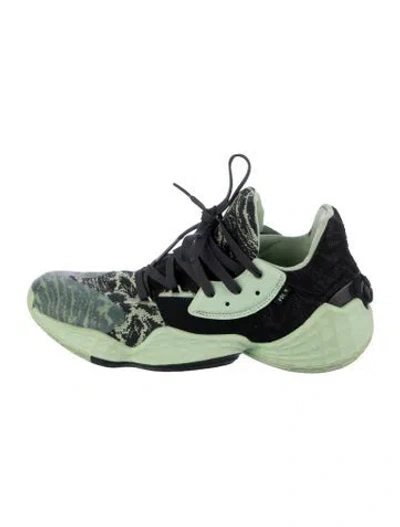 Pre-owned Harden Graphic Print Athletic Sneakers In Green