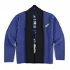 Harden Men's Smoking Club Cardigan In Midnight/black In Multi
