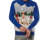 Harden Ski Rescue Crew Sweater In Blue/grey In Blue