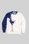 Harden Unisex Apres Ski Crew Sweater In Ivory In Multi