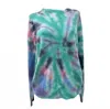 Harden Women's Swirl Dye Sweater In Blue/white In Multi