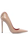 Hardot Supreme Ass 101mm Patent-finish Pumps In Neutrals