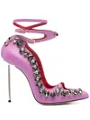 Hardot 110mm Harlot Diamond Pumps In Purple