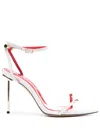 Hardot 90mm Carnal Love Sandals In White