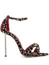 Hardot Blood 120mm Sandals In Nude