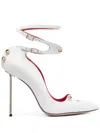 Hardot Harlot 130mm Pointed-toe Pumps In White