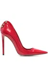 Hardot Supreme 115mm Studded Pumps In Red