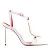 Hardot Women's Rich Bitch White Sandals In White