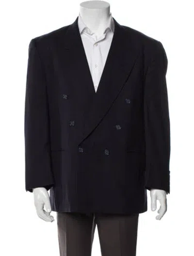 Pre-owned Hardy Amies Wool Blazer In Blue