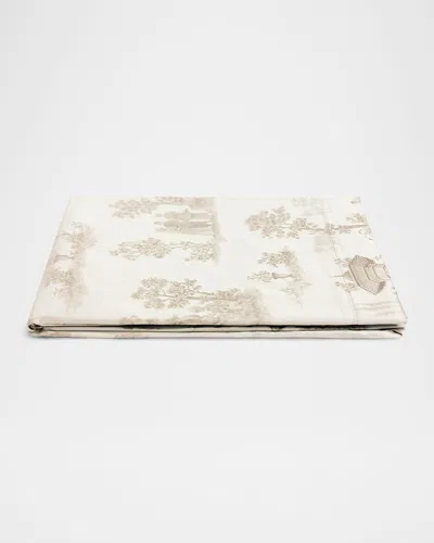 Haremlique Istanbul Hasbahce Queen Flat Sheet In Sand