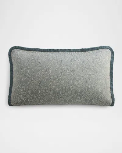 Haremlique Istanbul Lumina Decorative Pillow, 21" X 37" In Gray