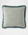 Haremlique Istanbul Lumina Jacquard Decorative Pillow, 18" Square