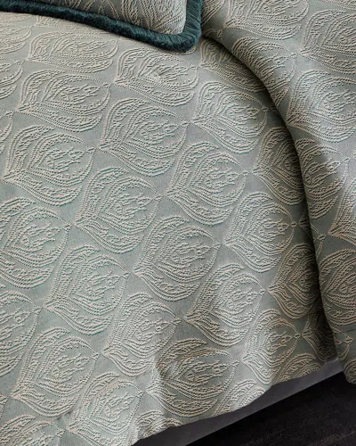 Haremlique Istanbul Lumina King Bed Cover In Green