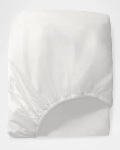 Haremlique Istanbul Percale Queen Fitted Sheet In White