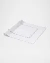 Haremlique Istanbul Embroidered Topkapi Bath Mat In White