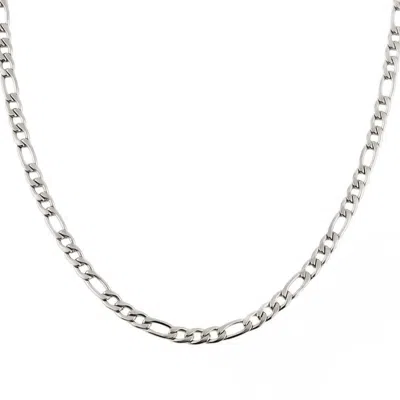 Harfi Silver Figaro Chain Necklace For Men