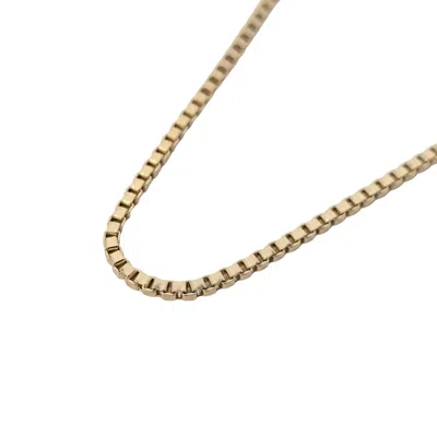 Harfi Women's 18ct Gold Filled Box Link Chain Necklace