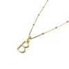Harfi Women's 18ct Gold Vermeil Plated Initial Pendant Necklace In Gold