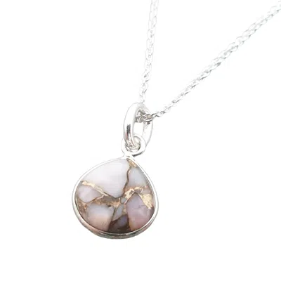 Harfi Women's 925 Sterling Silver Opal October Birthstone Necklace