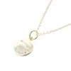Harfi Women's Aries Gold Plated Constellation Star Map Pendant Charm Necklace In Gold