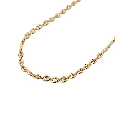 Harfi Women's Coffee Bean Gold Plated Chain Necklace Luxe