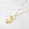 Harfi Women's Dainty Poppy Flower Gold Plated Charm Necklace In Gold