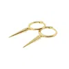 Harfi Women's Dainty Spike Huggie Small Hoop Gold Plated Earrings In Gold