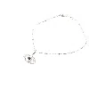Harfi Women's Evil Eye Healing Charm Silver Protection Bracelet In Silver