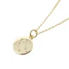 Harfi Women's Gemini Gold Plated Constellation Star Map Pendant Charm Necklace In Gold